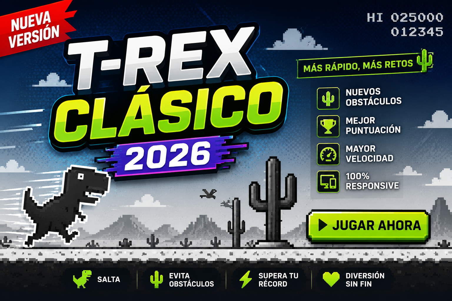 T-Rex 2026 Animado